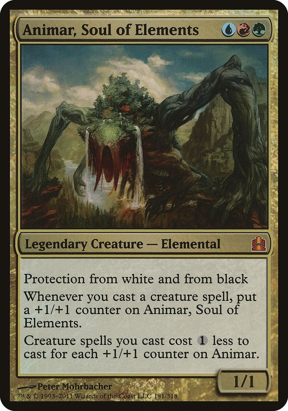 Image for Animar, Soul of Elements (Commander) (181) (OVER) - Magic: The Gathering