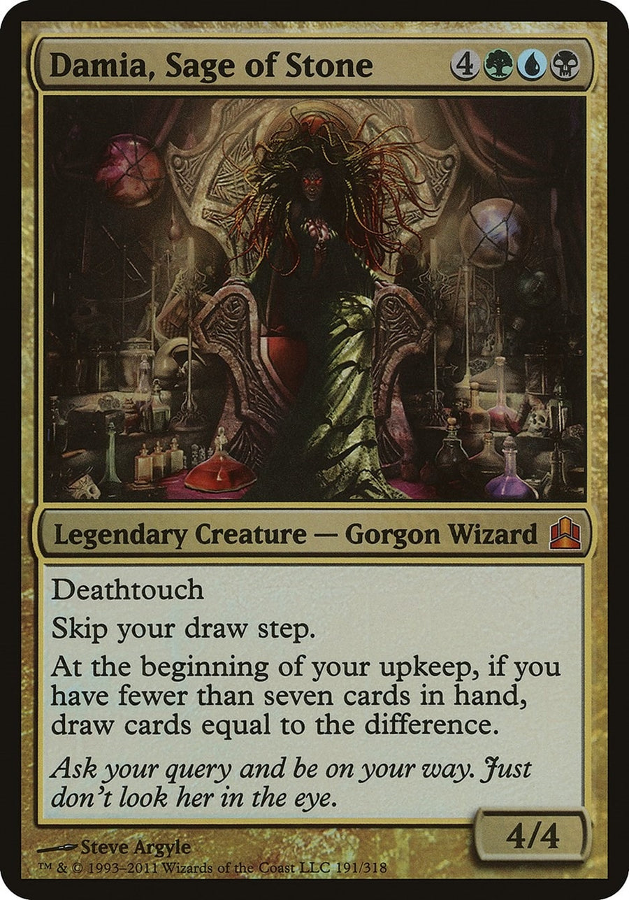 Damia, Sage of Stone (Commander) (191) (OVER)