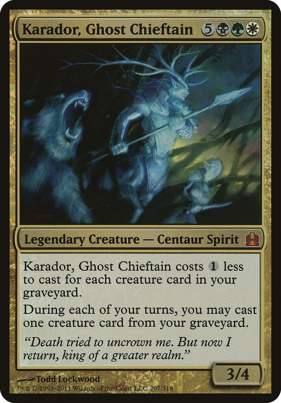 Karador, Ghost Chieftain (Commander) (OVER)