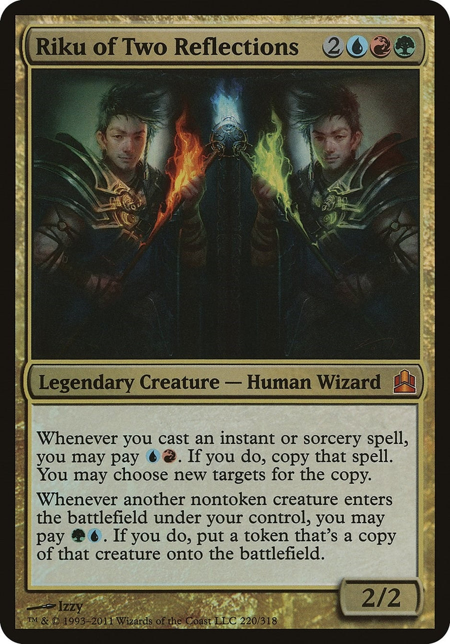 Riku of Two Reflections (Commander) (220) (OVER)