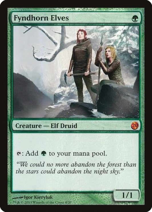 Image for Fyndhorn Elves (4) (V13) - Magic: The Gathering