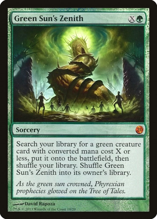 Image for Green Sun's Zenith (19) (V13) - Magic: The Gathering
