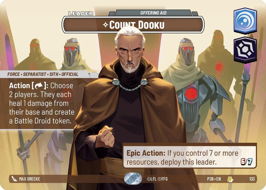 Count Dooku - Offering Aid (133) (P26)