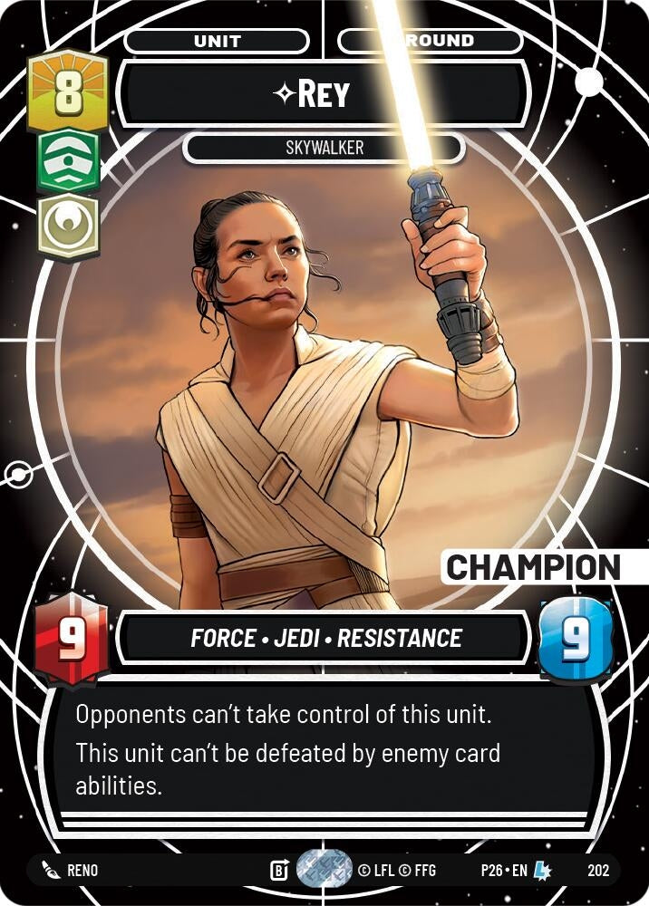 Rey - Skywalker (Champion) (202) (P26)