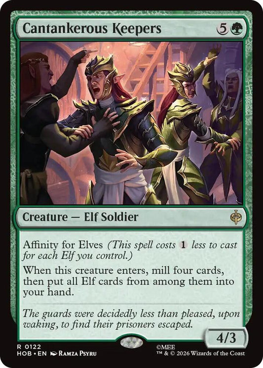 Image for Cantankerous Keepers (122) (HOB) - Magic: The Gathering