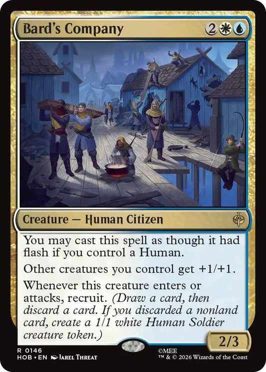 Image for Bard's Company (146) (HOB) - Magic: The Gathering