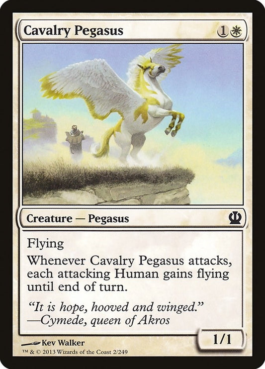 Image for Cavalry Pegasus (2) (THS) - Magic: The Gathering