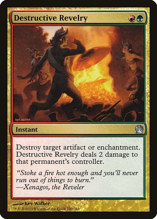 Image for Destructive Revelry (192) (THS) - Magic: The Gathering