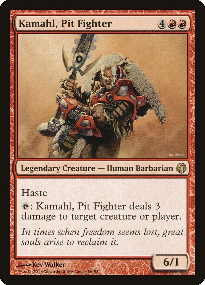 Kamahl, Pit Fighter (16) (DDL)
