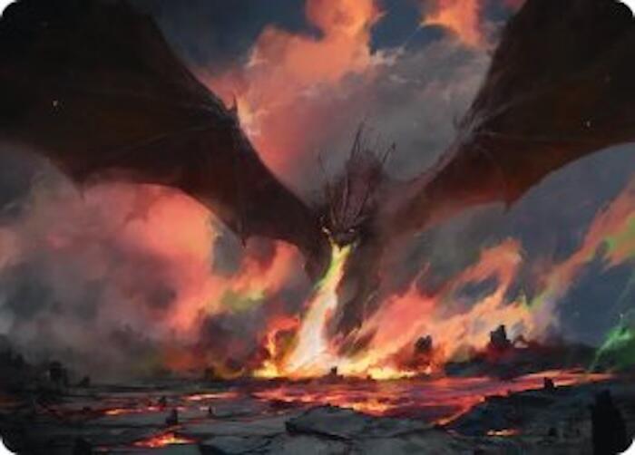 Smaug, the Great Calamity Art Card (17) (ASHOB)