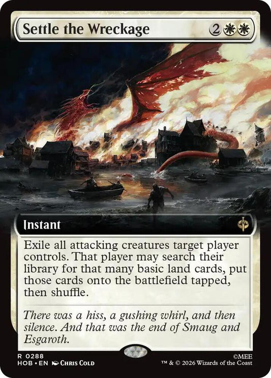Image for Settle the Wreckage (Extended Art) (288) (HOB) - Magic: The Gathering