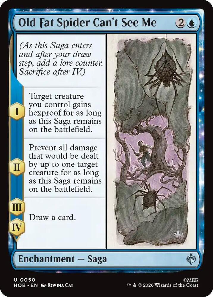 Old Fat Spider Can't See Me (50) (HOB)