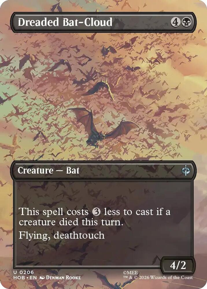 Dreaded Bat-Cloud (Borderless) (206) (HOB)