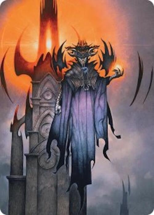 Sauron, the Lidless Eye Art Card (36) (ASHOB)