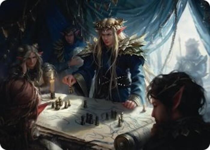 Thranduil the Strategist Art Card (49) (ASHOB)