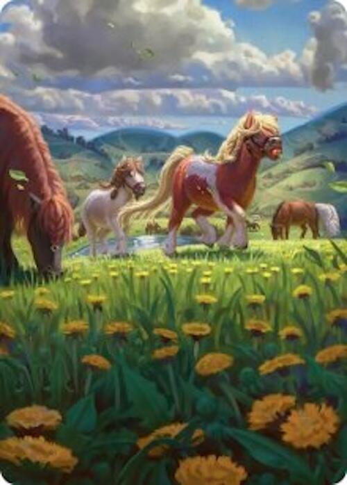 Troop of Ponies Art Card (1) (ASHOB)