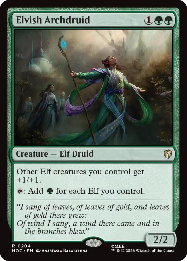 Elvish Archdruid (204) (HOC)