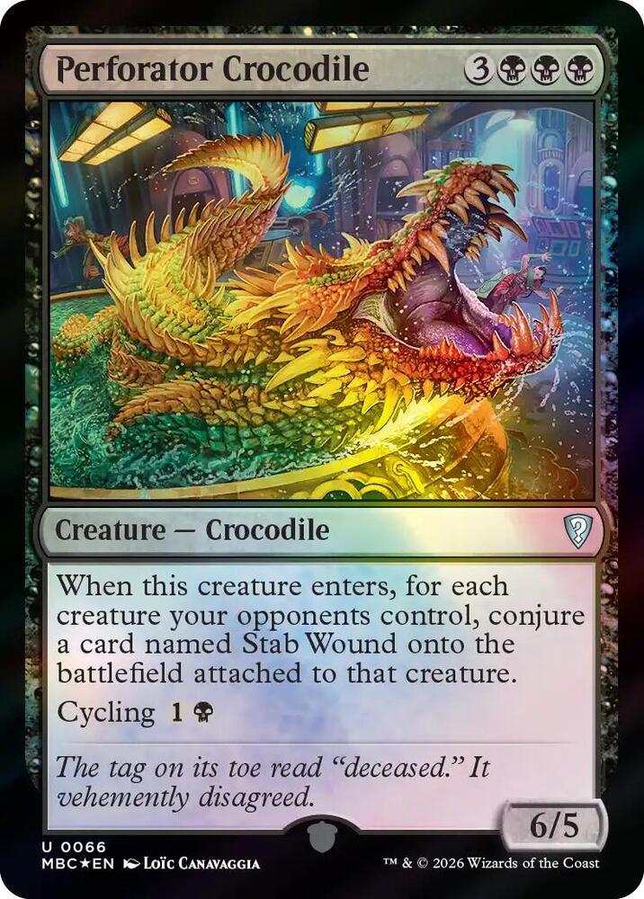 Perforator Crocodile (66) (MBC)