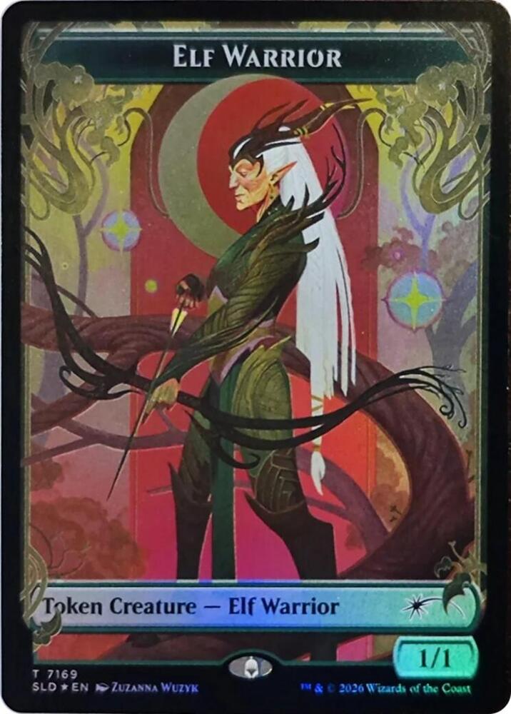 Elf Warrior Token (7169) (7169) (SLD)