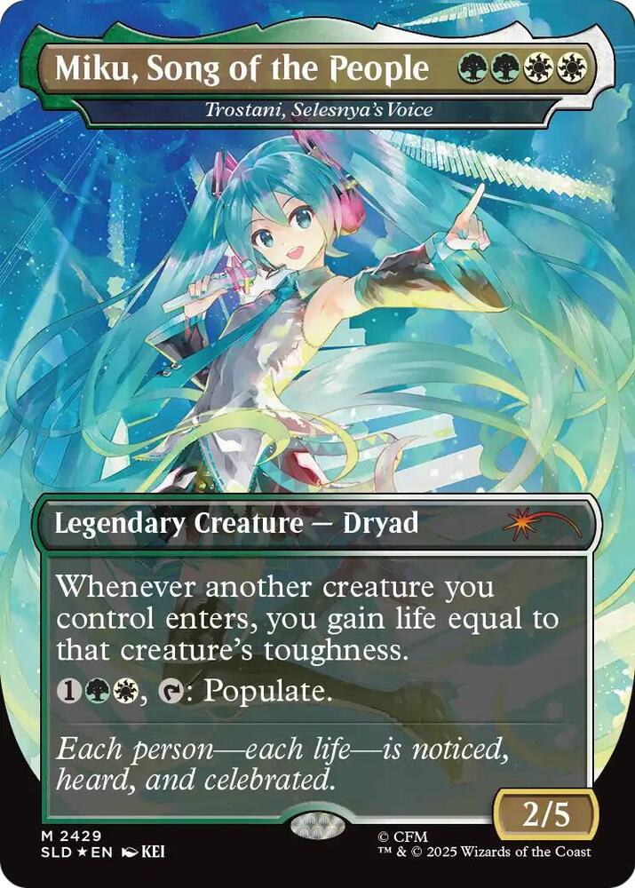 Miku, Song of the People - Trostani, Selesnya's Voice (2429) (SLD)