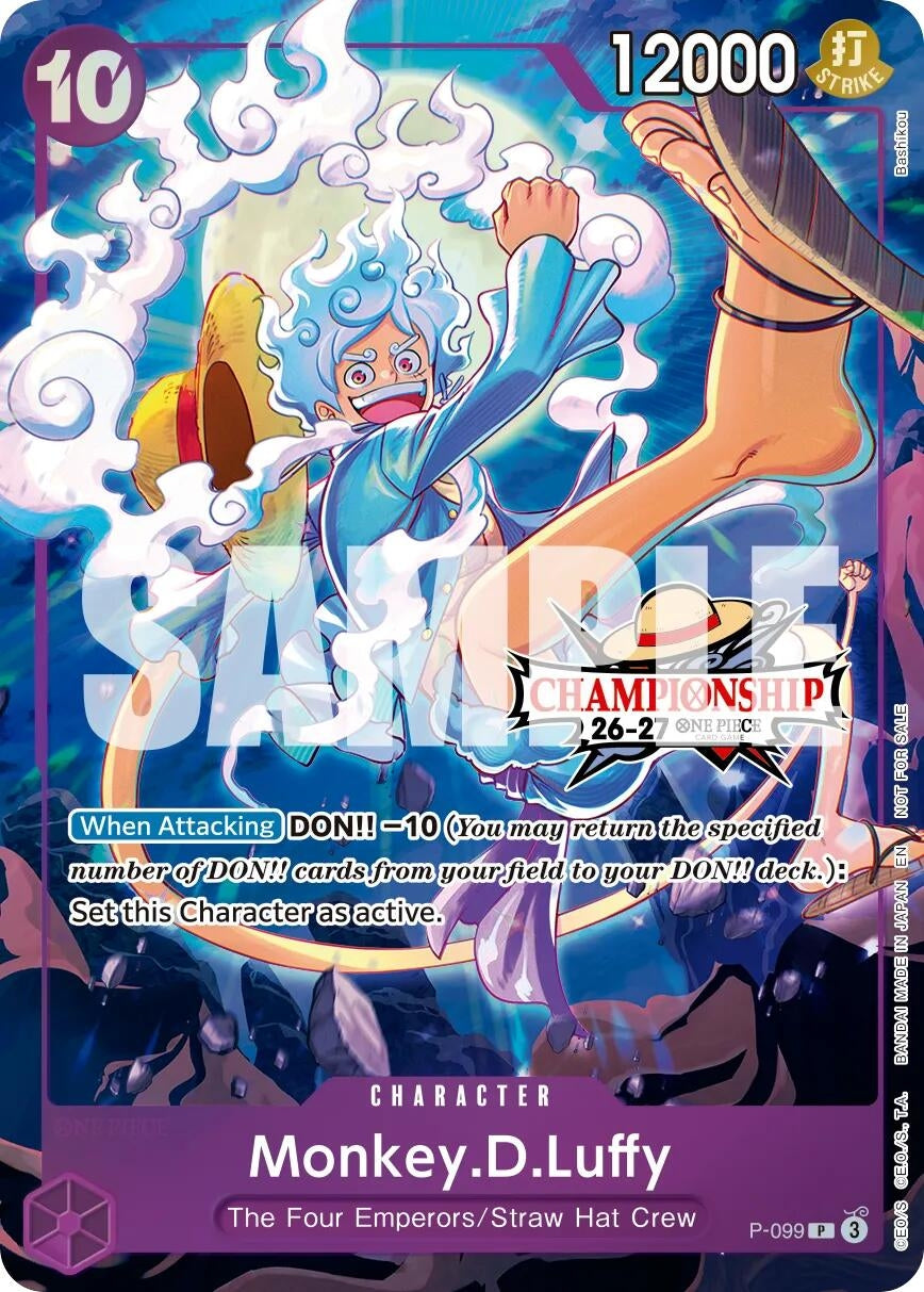 Monkey.D.Luffy (CS 26-27 Event Pack Finalist Ver.) (P-099) (OP-PR)