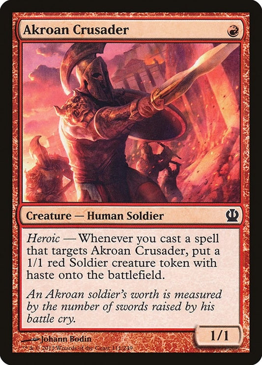Image for Akroan Crusader (111) (THS) - Magic: The Gathering