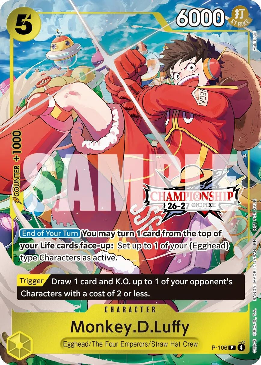 Monkey.D.Luffy (CS 26-27 Celebration Pack) (P-106) (OP-PR)