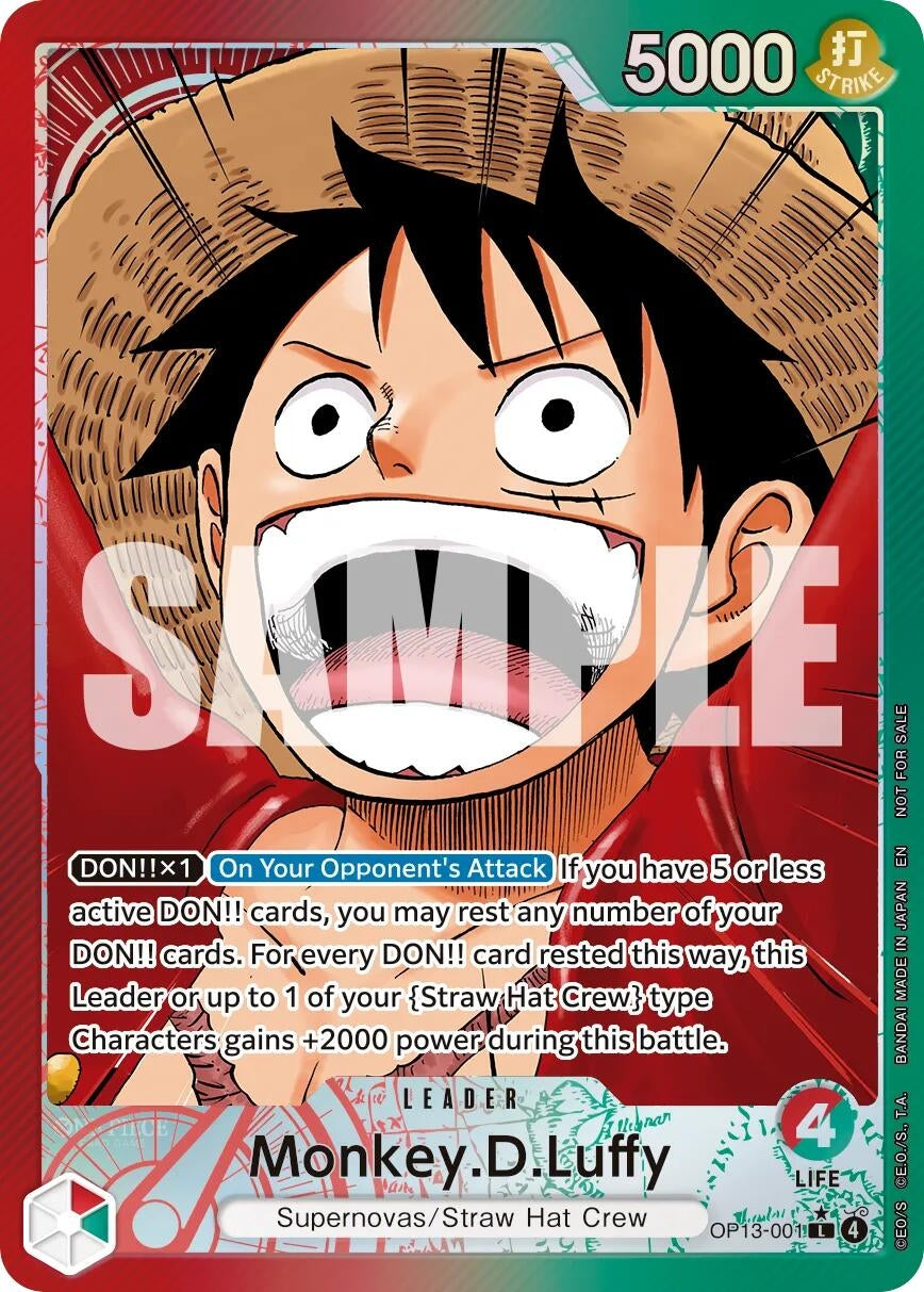 Monkey.D.Luffy (OP13-001) (Jumbo) (OP13-001) (OP-PR)