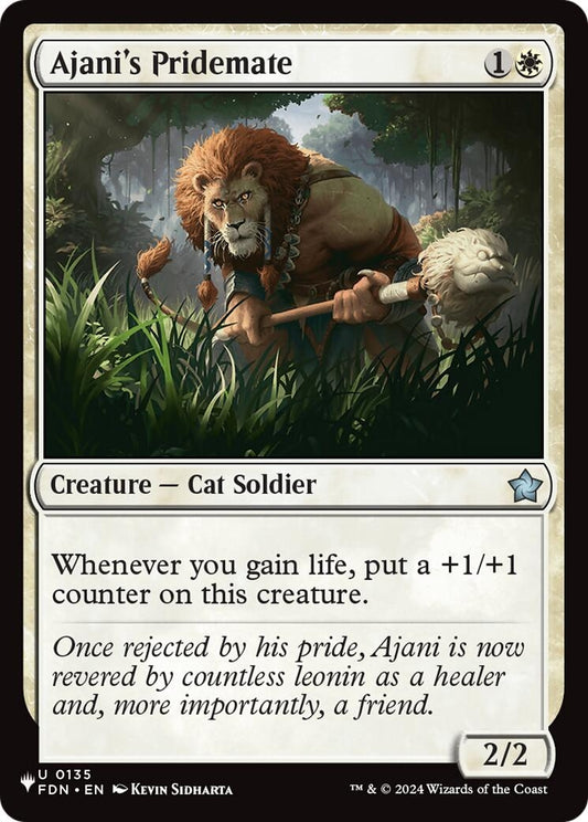 Image for Ajani's Pridemate (FDN) (135) (LIST) - Magic: The Gathering