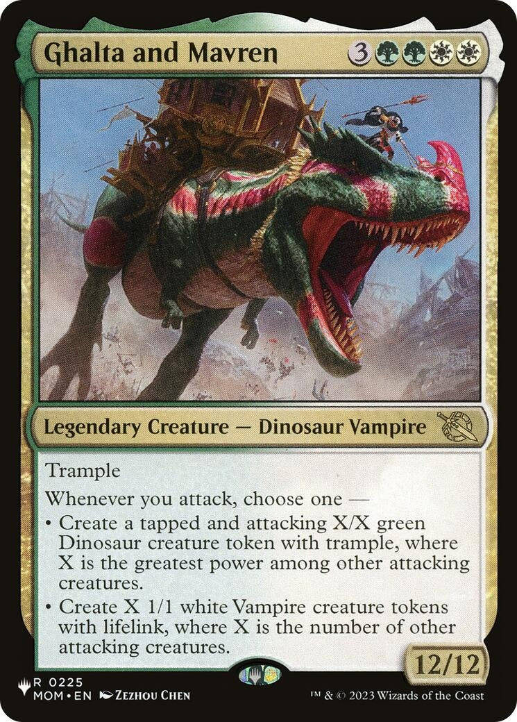 Image for Ghalta and Mavren (225) (LIST) - Magic: The Gathering