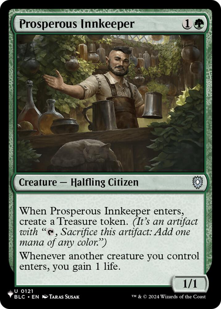 Prosperous Innkeeper (BLC) (121) (LIST)