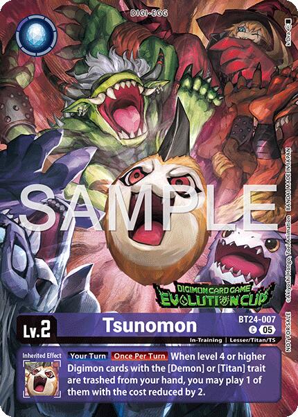 Tsunomon (Evolution Cup 2026 Vol. 3) (BT24-007 C) (BT-24)