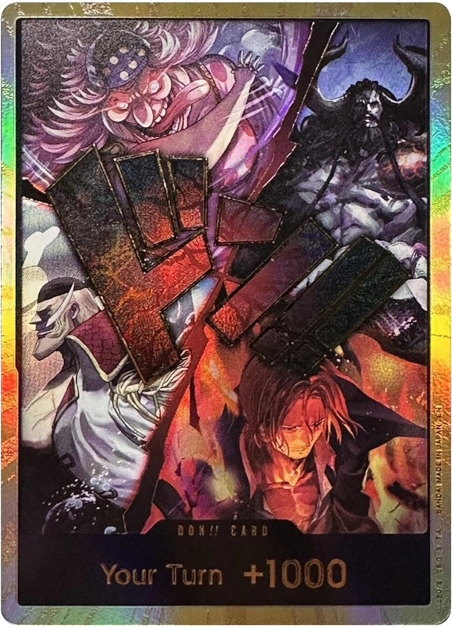 DON!! Card (Alternate Art) (The Four Emperors) (Gold) (OP17)