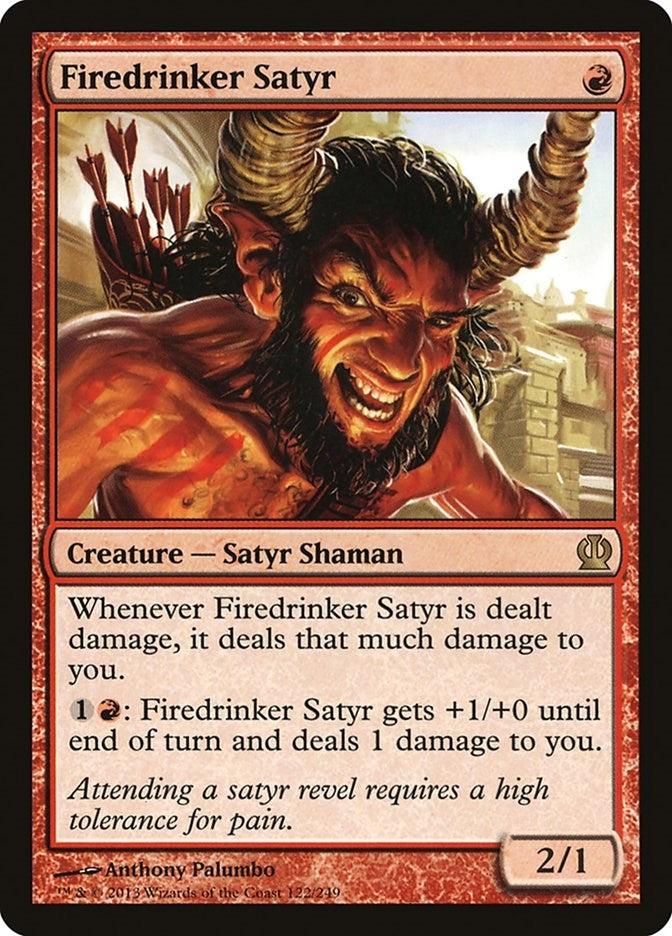 Firedrinker Satyr (122) (THS)