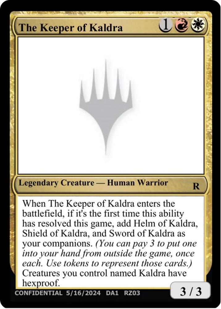 The Keeper of Kaldra (UNK)