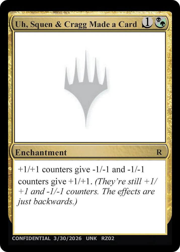 Uh, Squen & Cragg Made a Card (UNK)