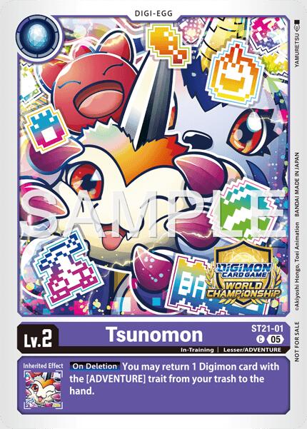 Tsunomon (World Championship 26-27 Store Championships Season 2 Top 16) (ST21-01 C) (ST-21)