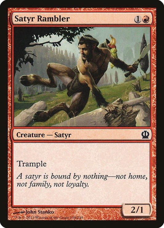 Image for Satyr Rambler (139) (THS) - Magic: The Gathering