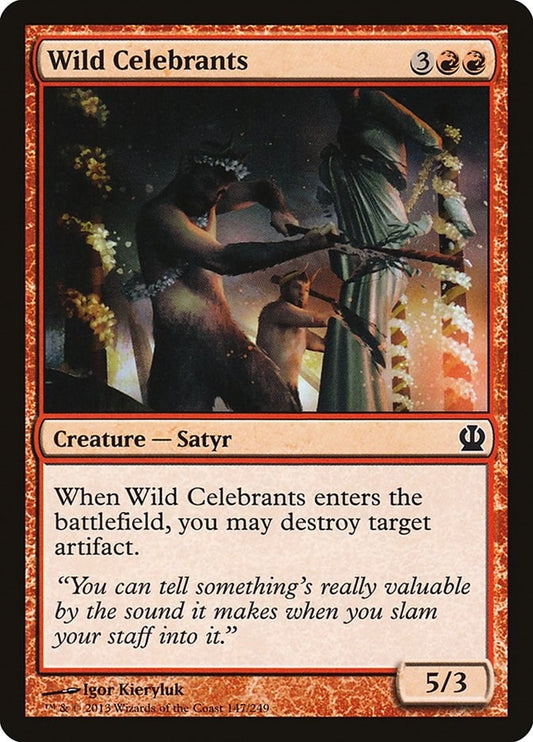 Image for Wild Celebrants (147) (THS) - Magic: The Gathering