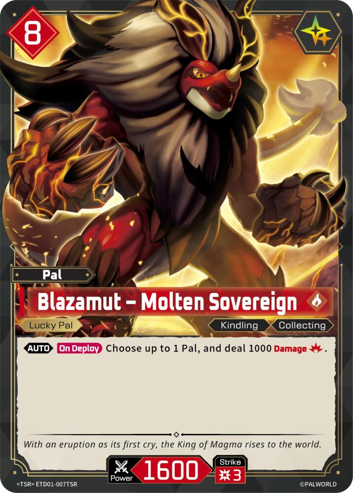 Blazamut - Molten Sovereign (TSR) (ETD01-007TSR) (TD01)