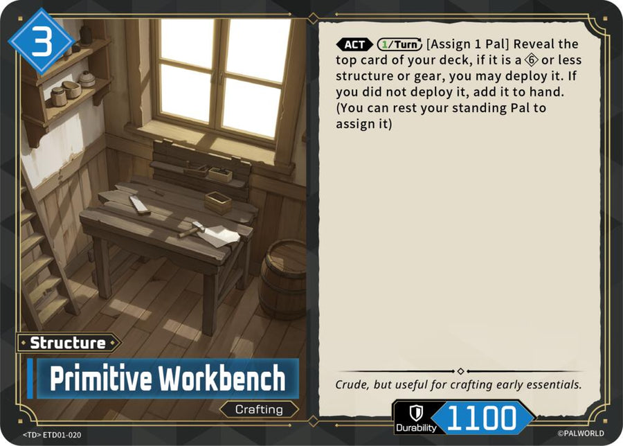 Primitive Workbench (ETD01-020) (TD01)
