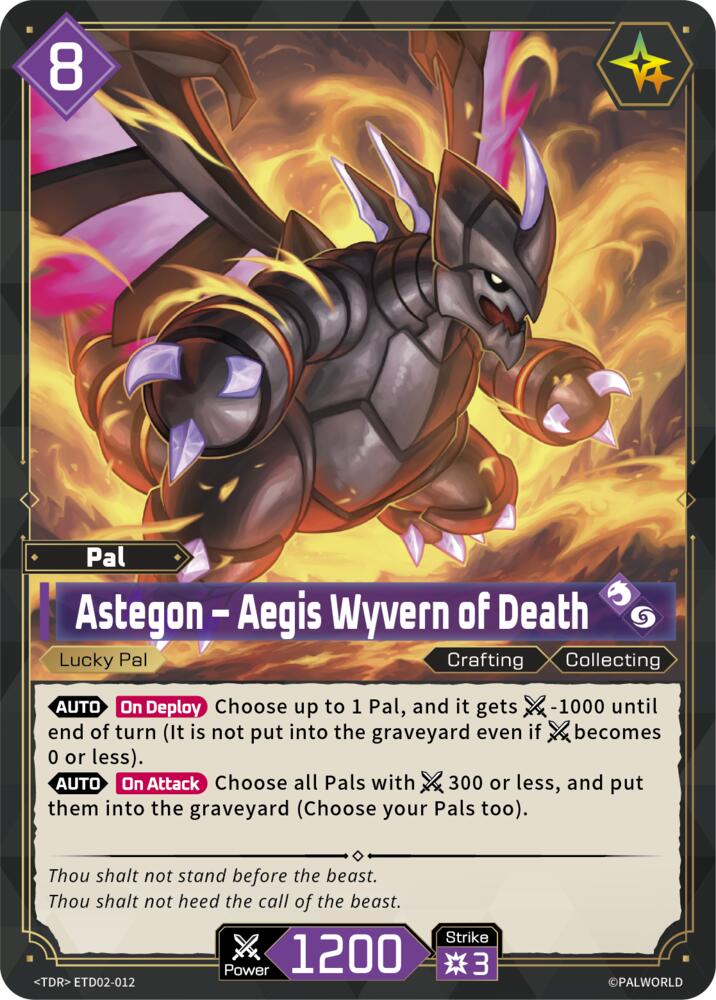 Astegon - Aegis Wyvern of Death (ETD02-012) (TD02)