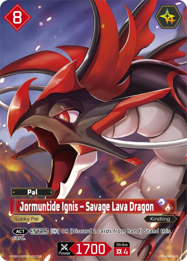 Jormuntide Ignis - Savage Lava Dragon (OSR) (EBP01-001OSR) (BP01)