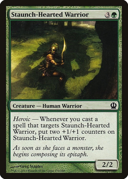 Image for Staunch-Hearted Warrior (179) (THS) - Magic: The Gathering