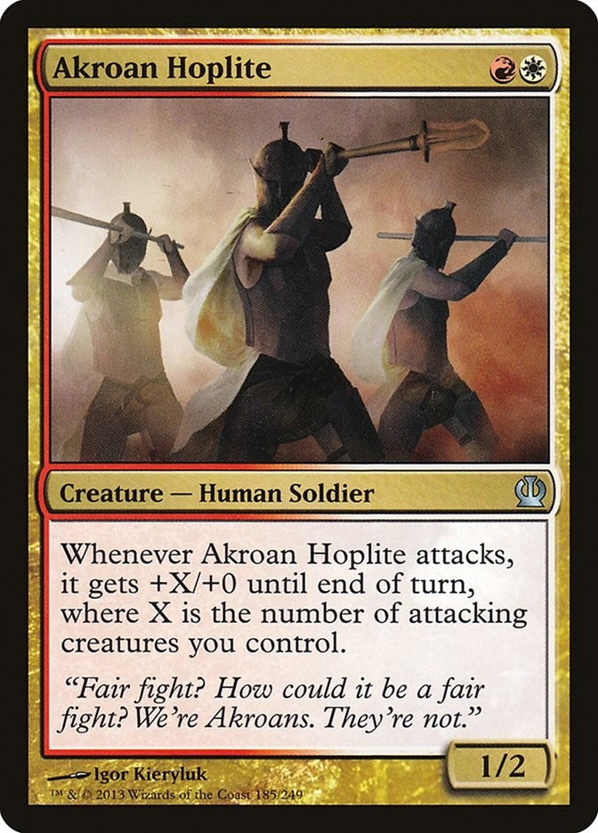Image for Akroan Hoplite (185) (THS) - Magic: The Gathering