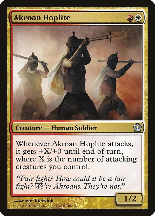 Image for Akroan Hoplite (185) (THS) - Magic: The Gathering