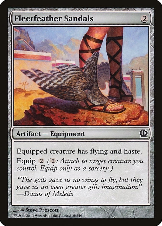 Image for Fleetfeather Sandals (216) (THS) - Magic: The Gathering
