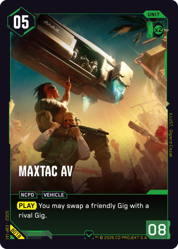 MaxTac AV (B018)