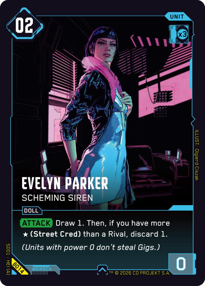 Evelyn Parker - Scheming Siren (B014)