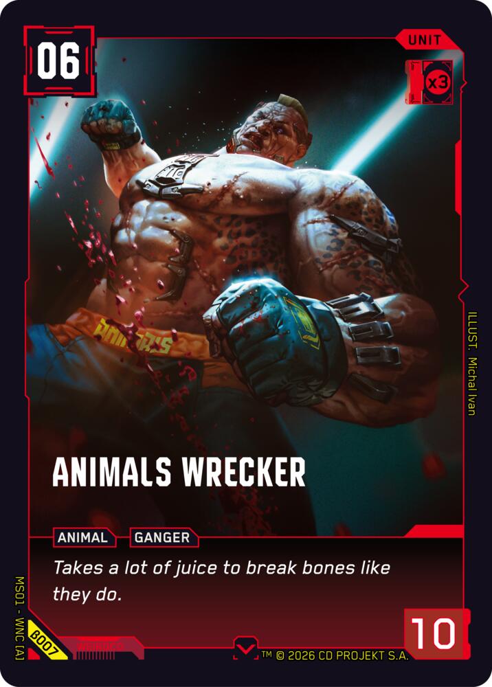 Animals Wrecker (B007)